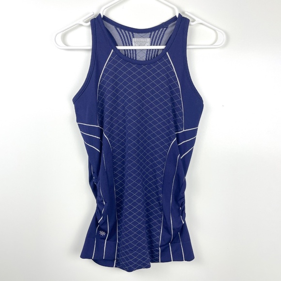 Athleta Finish Fast Line Tank Navy S - Picture 2 of 7